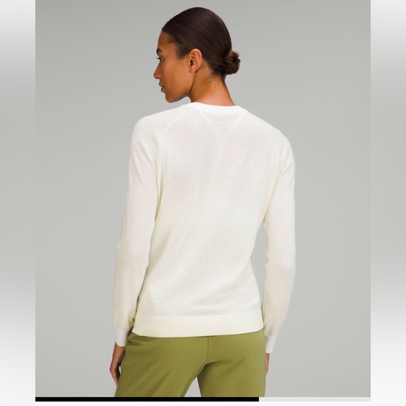 Silk Lululemon Crewneck Ivory - Picture 4 of 8